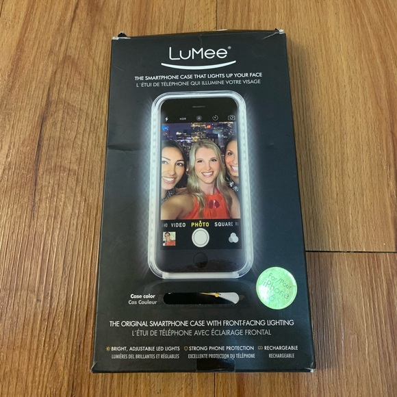 LuMee Selfie Phone Case Blk LED Lighting iPhone 6 - Picture 3 of 7